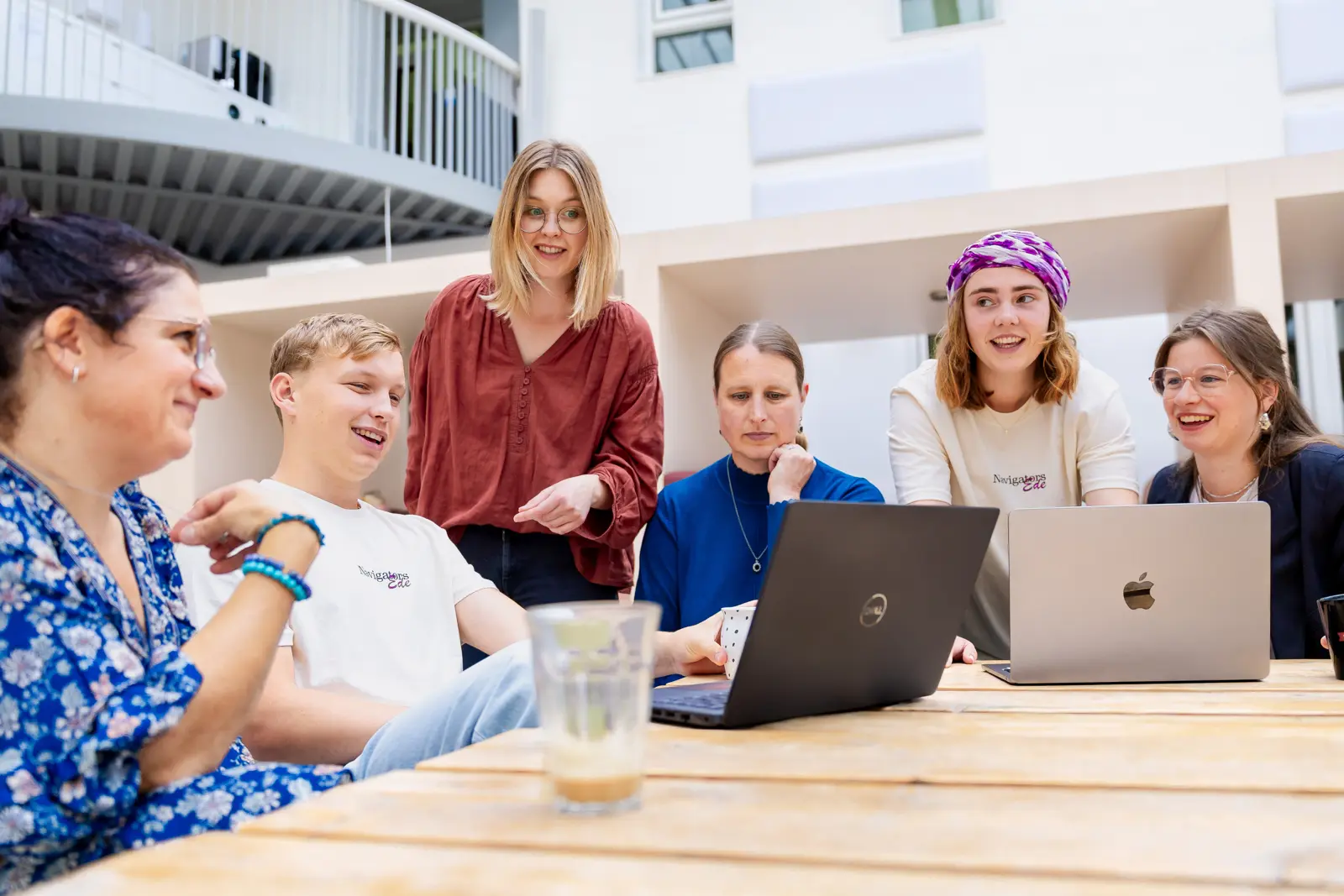 groep vt/dt in atrium 2