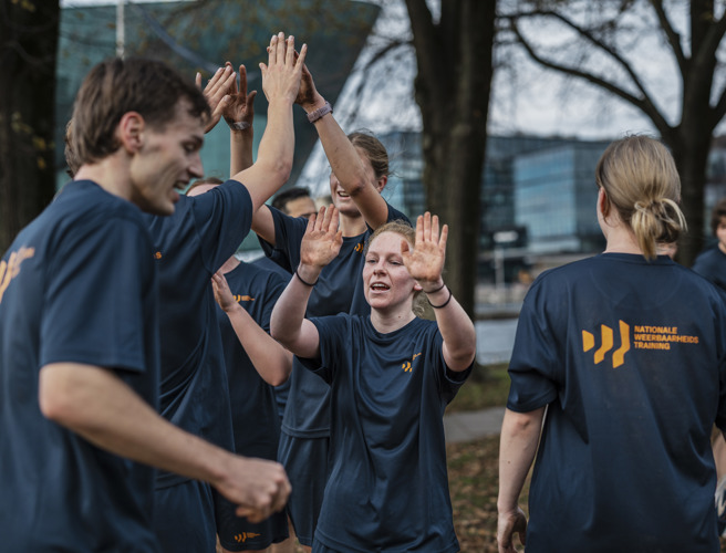 Deelnemers Nationale Weerbaarheidstraining Bron Defensie.Nl